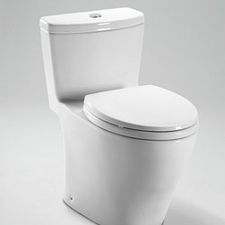 Toto Aquia Elongated One Piece Toilet 1.6 GPF/ 0.9 GPF MS654114MF - Toilets