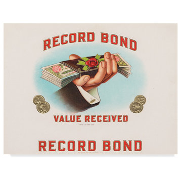 Art Of The Cigar 'Record Bond' Canvas Art