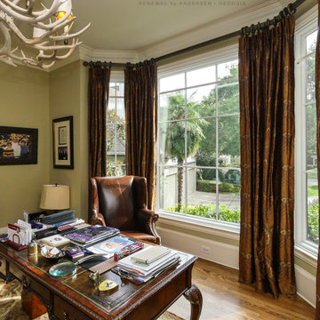 Regal Home Office with New Bay Window - Renewal by Andersen Georgia