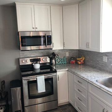 Modern Kitchen Remodel Done in the White Advantage Color