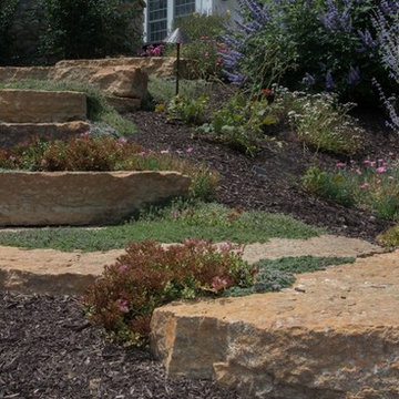 Craftsman Home with perennial gardens