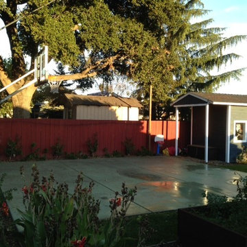 Eric H's Pro Dunk Gold Basketball System on a 25x27 in Sunnyvale, CA