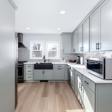 Mechanic Kitchen & Mudroom Remodel Before/Afters