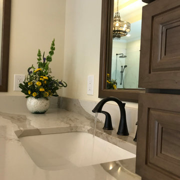 Warm and up-to-date Master Bath