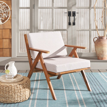 Safavieh Dryad Chair, Natural/Light Grey
