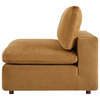 Sofa Middle Chair, Velvet, Brown, Modern, Living Lounge Hotel Lobby HospitalityQ