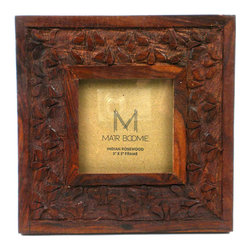 Matr Boomie (P) - Botanical Rosewood Frame For 3X3 - Picture Frames