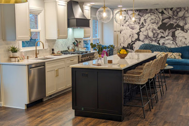 Inspiration for a contemporary kitchen remodel in Other