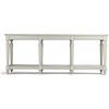Console Table ALSACE Charcoal Wood