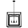 Hunter 24" Doherty Natural Iron 4 Light Chandelier Ceiling