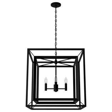 Hunter 24" Doherty Natural Iron 4 Light Chandelier Ceiling