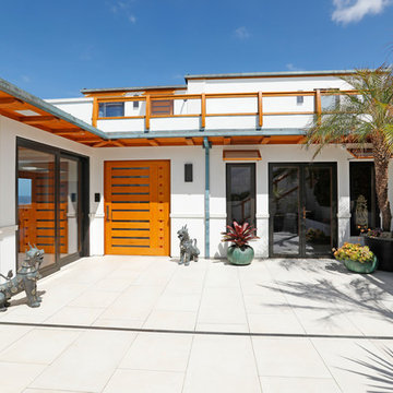 California Coastal, Mid-Century Modern Home Build in Laguna