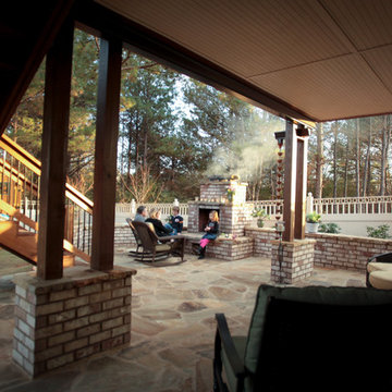 brick & stone patio