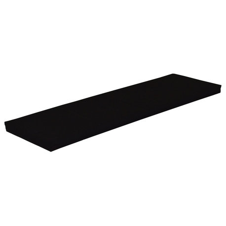 Bench Cushion, Black, 5 Foot