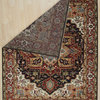EORC Navy Hand Knotted Wool Heriz Serapi Rug 10' x 14'