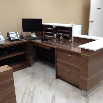 Lawyers office reception desk