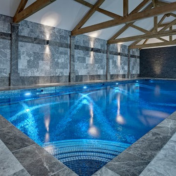 Traditional indoor swimming pool