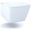 TOTO CT449CFG#01 SP Wall-Hung Contemporary Square-Shape Dual Flush