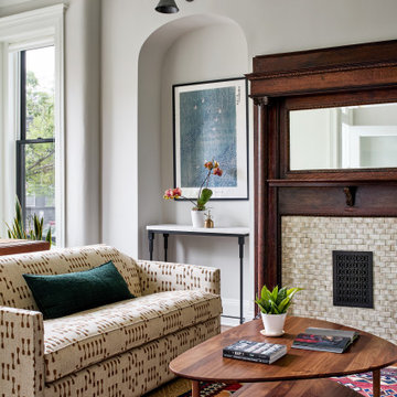 Fun and Warm Living Room
