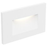 DALS Lighting - DALS Recessed Horizontal Step Light, White - Inspiration will come in abundance once you try our LED accent step lights. Use them outdoors on your deck or on the stairs inside of your home. You will be truly impressed by the effect!