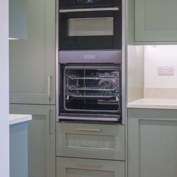 Green Shaker Kitchen in Mickleover