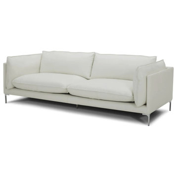 Chabe Modern White Full Leather Sofa