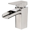 Vanity Art 6" Height Bathroom Vessel Faucet, Brushed Nickel