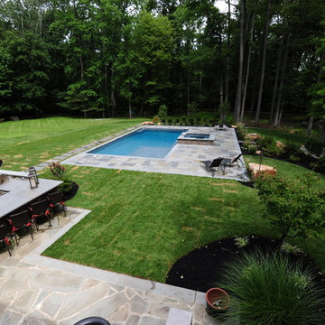 Natural Bluestone Rectangular Pool