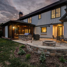 outside firepit/fireplace