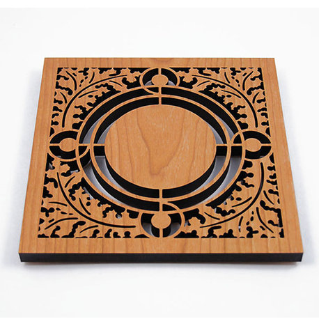 Frank Lloyd Wright Robert's Skylight Hardwood Trivet