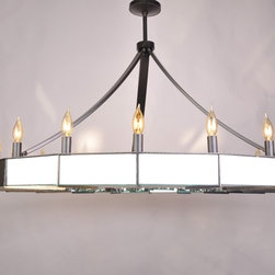 Deco Mirror Ring Light - Chandeliers