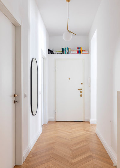 Eclectic Hallway & Landing by Chantal Forzatti architetto