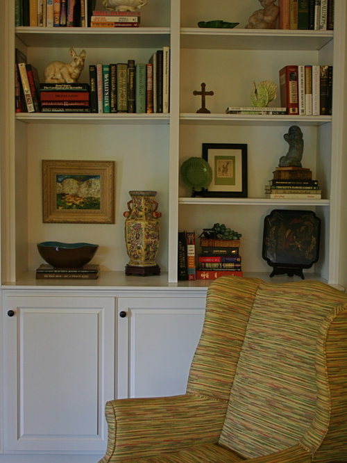 arrangement shelf bookshelf designs traditional living room houzz wingbacks character every space style mandi interiors smith email