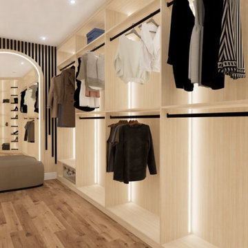 Walk In Closet; Design and Built