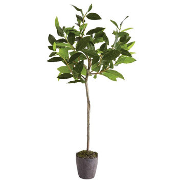 Large 29 in Tall Bay Leaf Tree Artificial Plant Drop In Leaves Greenery Designer
