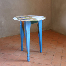 Reclaimed Metal Occasional Table - Side Tables And End Tables