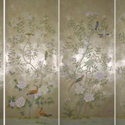 Hand painted Chinoiserie wallpaper - Products