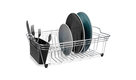Home Basics Steel Wire Dish Drainer, Stainless Steel