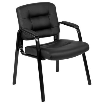 Flash Furniture Fundamentals Executive Guest Chair in Black