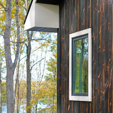 Rennie Lake Charred Wood Siding - New Build
