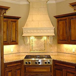 Custom Light Weight Stone Range Hoods - Products