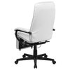 Flash Furniture High Back White Leather Executive Reclining Office Chair