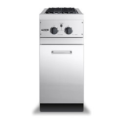 Viking 30 Inch Deep Side Burner and TruSear Infrared Griller Base - Outdoor Grills