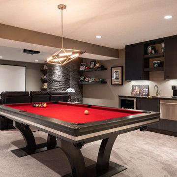 Sports Themed Man Cave