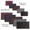 Indoor Door Mat Lisa 31 L x 24 W Inch PP-PVC - Black