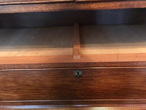 A Drawer Lock On My Vintage Sideboard, Antique Dresser Drawers Stuck