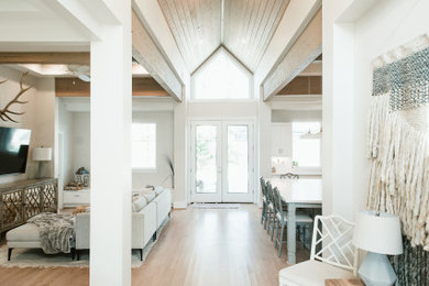 Inspiration for a contemporary entryway remodel in Houston
