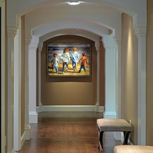 Enternal features/ built ins,columns.recess