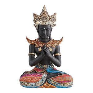 Thai Sukhothai Buddha Face Statue Asian Decorative Objects And Figurines By Design Toscano