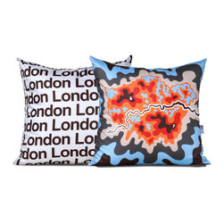 London Map Pillow - Decorative Pillows